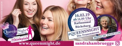Queensnight – ein Event für Frauen</br>45 Aussteller und Rouven Tyler im Rathaussaal