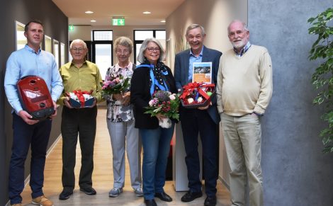 Gewinnübergabe bei den Stadtwerken