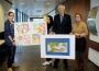 Frische Farbtupfer im Amtsgericht:</br>Neue Bilder in den Fluren
