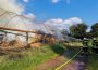 Strohlager brennt in voller Ausdehnung</br>Großeinsatz für die Feuerwehr