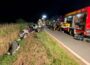 Verkehrsunfall als Einsatzübung für Feuerwehren