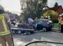 Verkehrsunfall mit eingeklemmter Person
