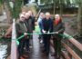 Erneuerte Brücke im Tierpark </br>Volksbank unterstützt Realisierung des Projektes