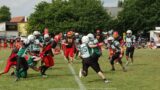 American Football mit buntem Programm