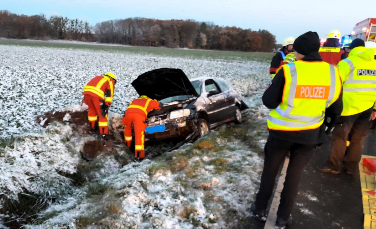 Unfall bei gelben Dauerlicht - Bückeburg-Lokal