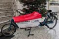 Ausgabestation Lastenrad bei der Stadt