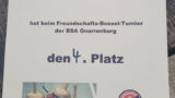 Bosselmannschaft des BSG Bückeburg freuen sich über Platz 4