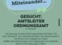 Stellenanzeige Stadt Leimen – Leiter Ordnungsamt