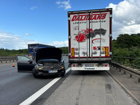 Crash auf der A2: Glück im Unglück bei schwerem Unfall bei Bad Eilsen