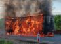 Lkw-Anhänger brennt auf A2 – Großeinsatz der Feuerwehr mit stundenlanger Vollsperrung