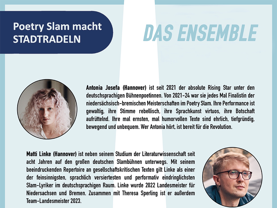 Poetry Slam macht Stadtradeln: Literarischer Wettstreit im Hubschraubermuseum Bückeburg