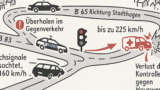 Illegales Einzelrennen mit Crash: Polizei beschlagnahmt Fahrzeug