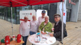 DRK-Ortsverein Bückeburg begeistert mit Jubiläumsaktion auf dem Sparkassenvorplatz