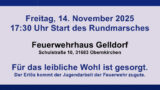 Kinder- und Jugendfeuerwehr Gelldorf lädt zum Fackel- und Laternenumzug ein