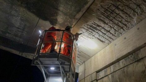 Bahnbrücke Hoher Weg marode </br> Umfassende Betonsanierung erforderlich