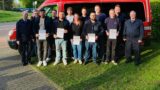 Werkfeuerwehr Ardagh Glass freut sich über Beförderungen von Feuerwehrleuten