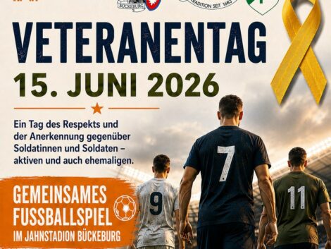 Veteranentag in Bückeburg am 15. Juni: Gemeinsam Fußball spielen