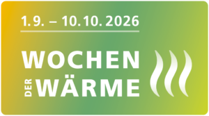 Grafik zur Kampagne Wochen der Wärme vom 1. September bis 10. Oktober 2026