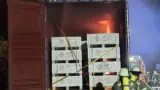 Brennende Batterieladung: Großeinsatz auf der A2