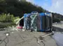 Umgestürzter Blumen-Lkw sorgt auf der A2 für massive Behinderungen